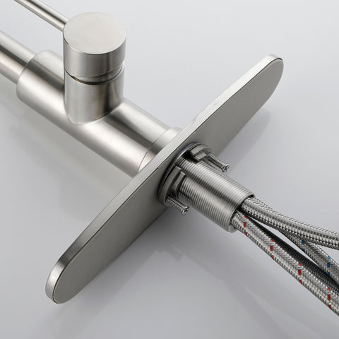 Single Handle High Pull Out Kitchen Faucet