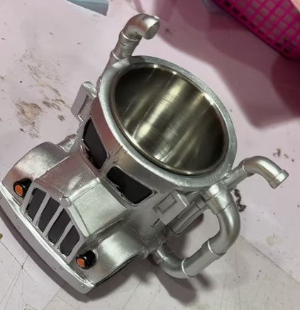 Durable Truck Coffee Mug Semi Truck Handcrafted Coffee Cup