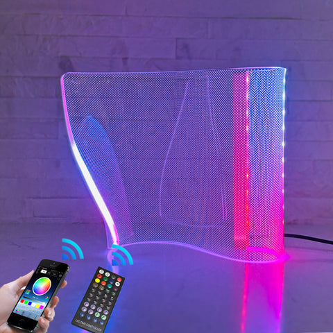 Modern Curved RGB Table Lamp