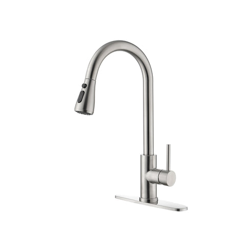 Single Handle High Pull Out Kitchen Faucet